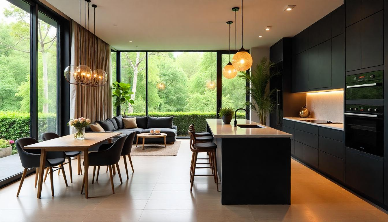 Cozinha Black Wood